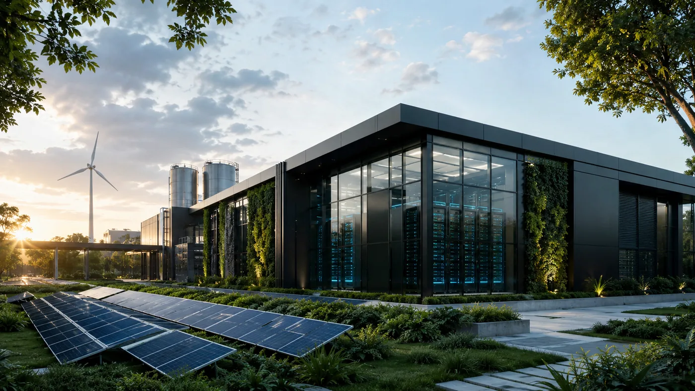 Infraestrutura tecnológica sustentável e eficiente